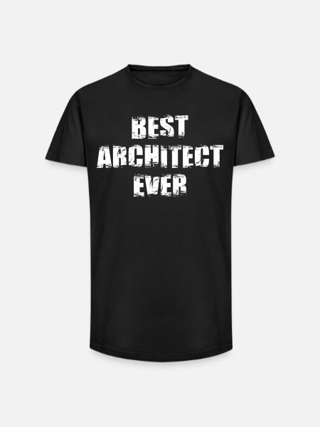 The best architect of all time - Long Fit Men's T-Shirt - black