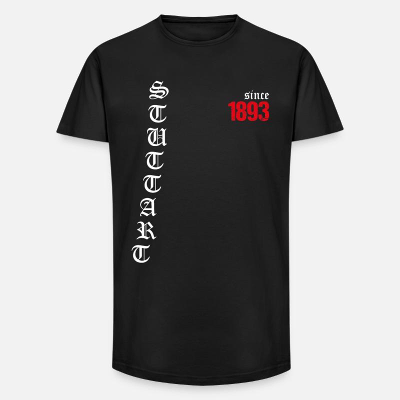 Stuttgart since 1893 - Long Fit Männer T-Shirt - Schwarz