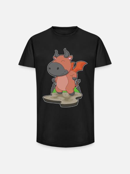 Taurus Halloween Demon - Long Fit Men's T-Shirt - black