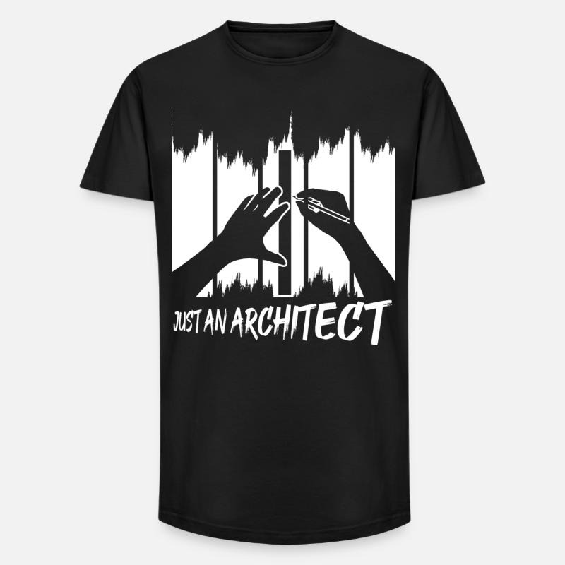 Nur ein Architekt - Long Fit Männer T-Shirt - Schwarz