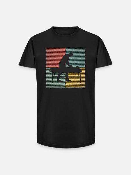 Physiotherapy Chiropractor Physio-masseur - Long Fit Men's T-Shirt - black