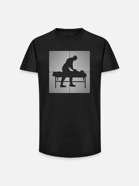 Physiotherapy Chiropractor Physio-masseur - Long Fit Men's T-Shirt - black
