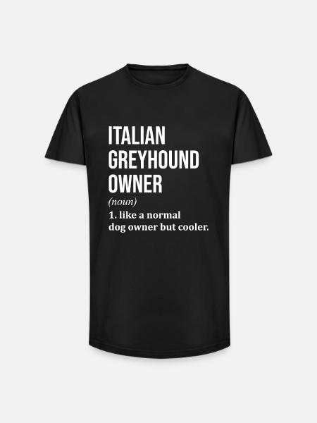 Greyhound Greyhound Greyhound - Long Fit Men's T-Shirt - black