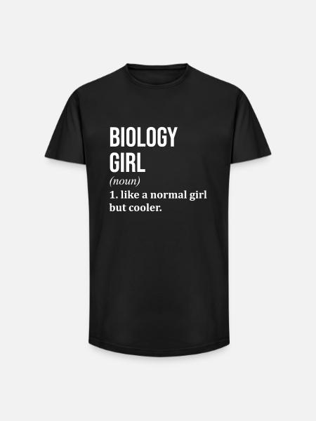 Biology Biology Biology - Long Fit Men's T-Shirt - black
