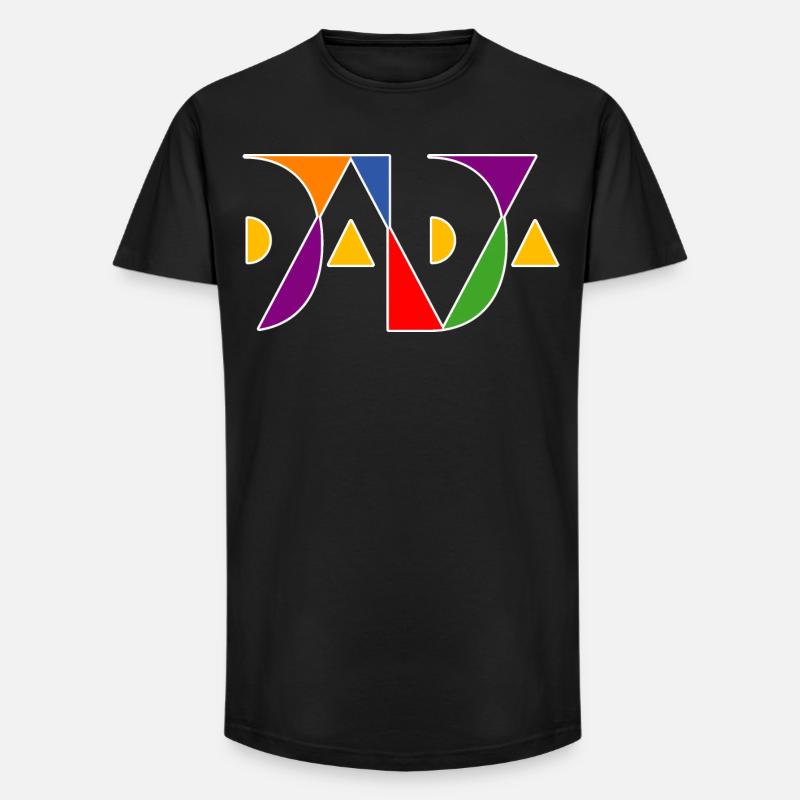 DADA ist bunt! - Long Fit Männer T-Shirt - Schwarz