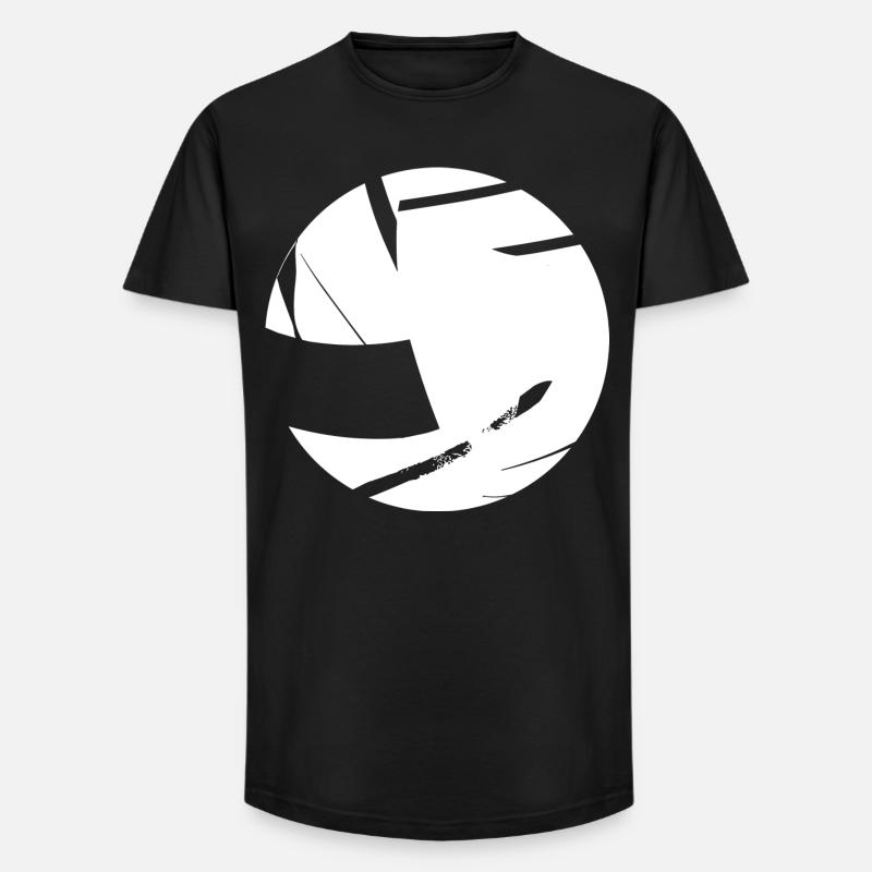 Volleyball Comic Look - Long Fit Männer T-Shirt - Schwarz