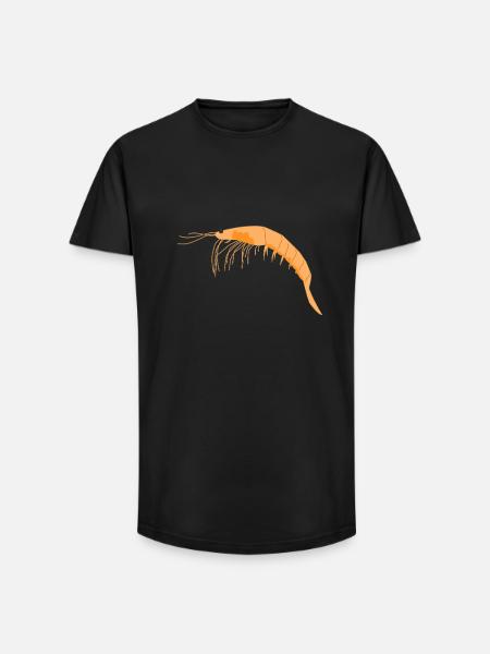 Fundamental Oceanic Krill - Long Fit Men's T-Shirt - black