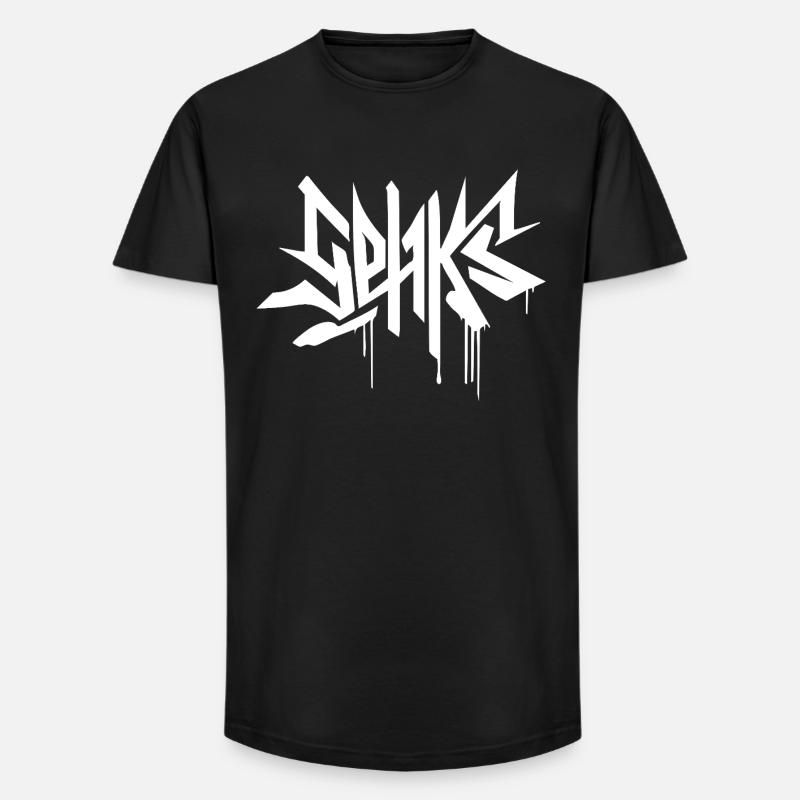 Sehks weiß - Long Fit Männer T-Shirt - Schwarz