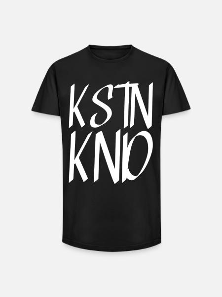 Kstnknd - Long Fit Männer T-Shirt - Schwarz
