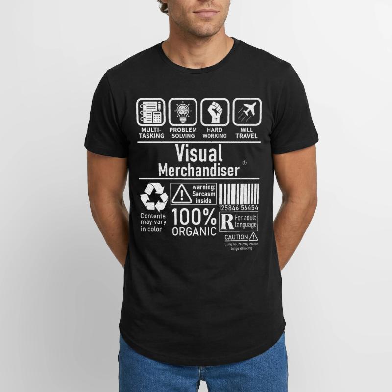 Visual Merchandiser multi tasking problem solving Long Fit Men's T-Shirt