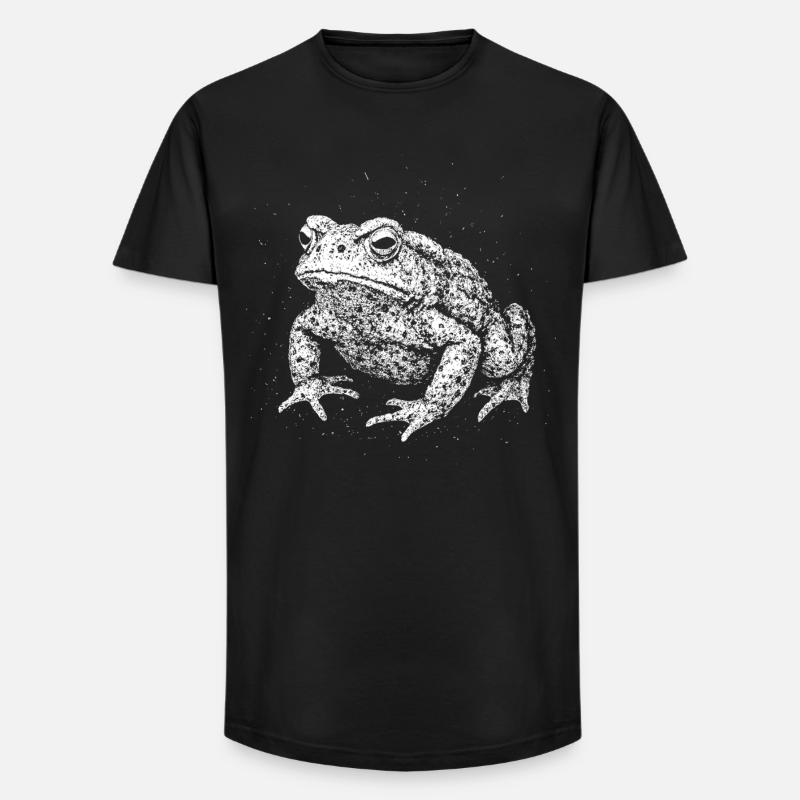Toad - Long Fit Men's T-Shirt - black