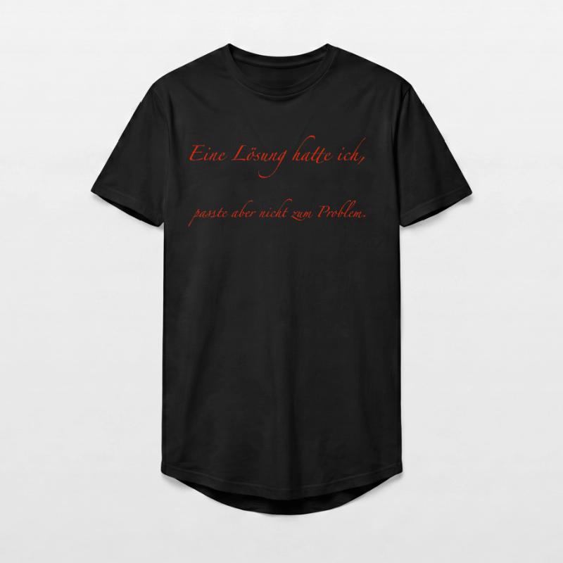J’avais une solution T-shirt coupe longue homme