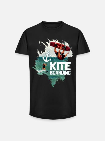 Ride the Wind - Long Fit Men's T-Shirt - black