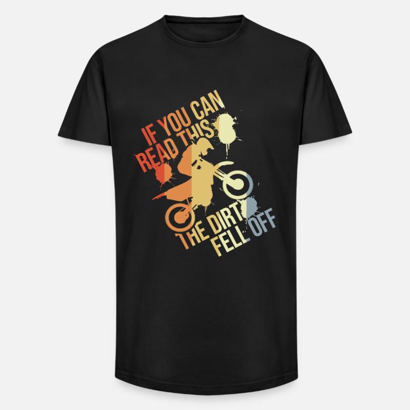 Der Dreck ist bereits ab - Long Fit Männer T-Shirt - Schwarz