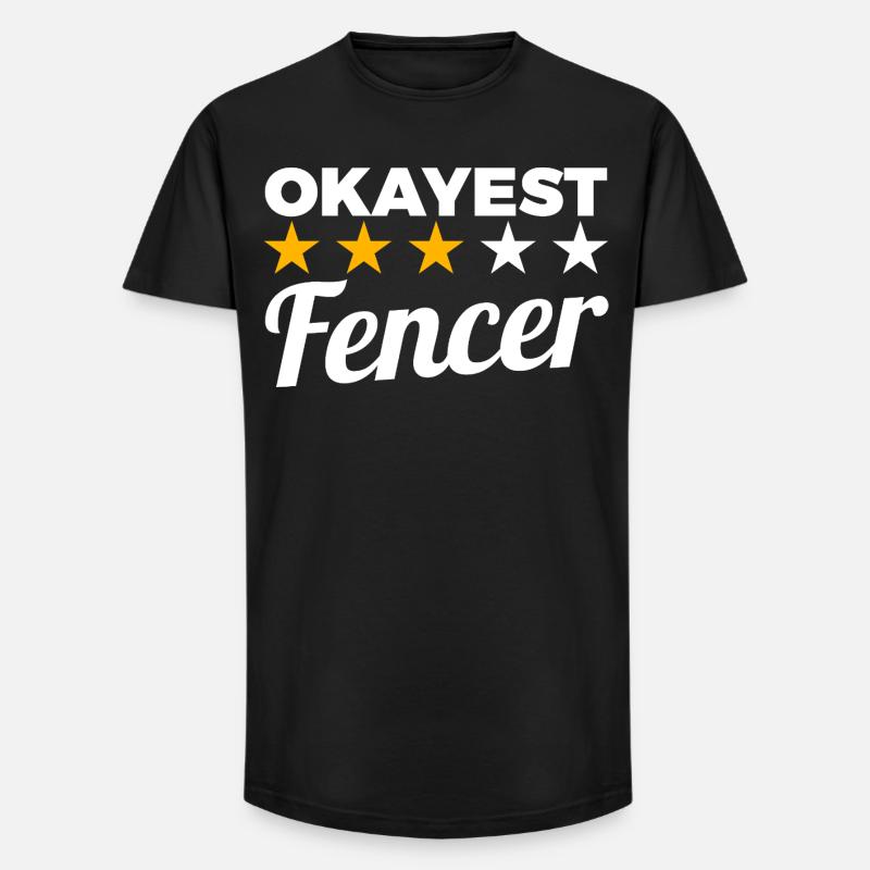 Bester Fechter - Long Fit Männer T-Shirt - Schwarz