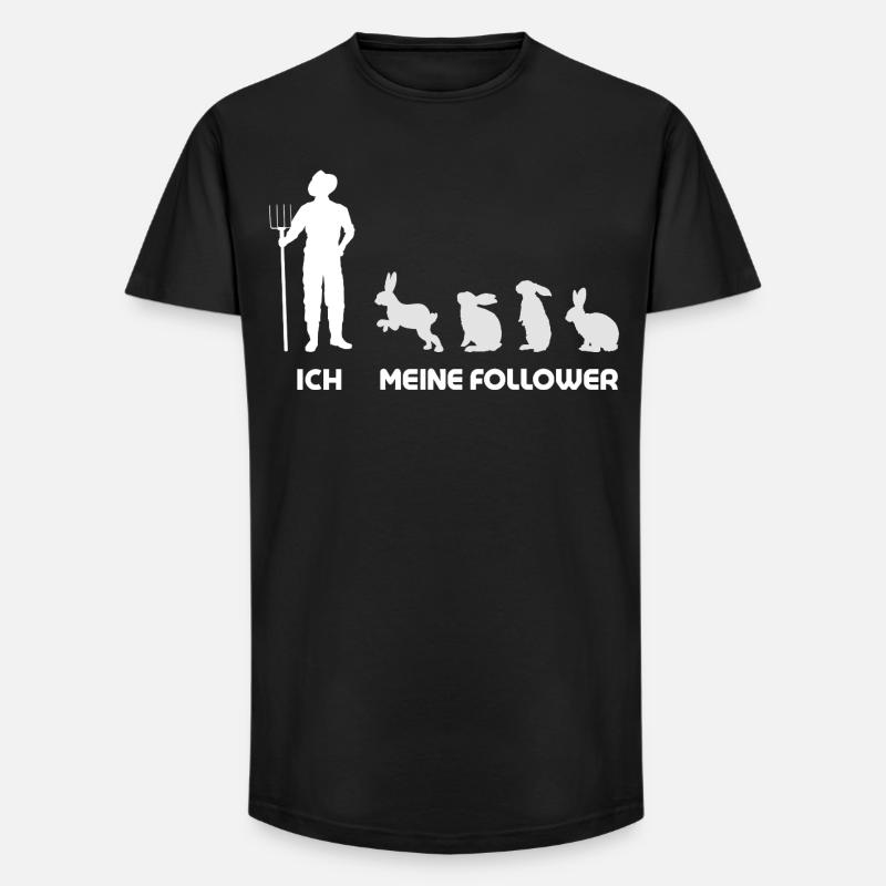 Moi, mes disciples, Rabbit Man - T-shirt coupe longue homme - noir