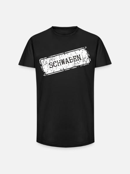 Swabia City Name Design - Long Fit Men's T-Shirt - black
