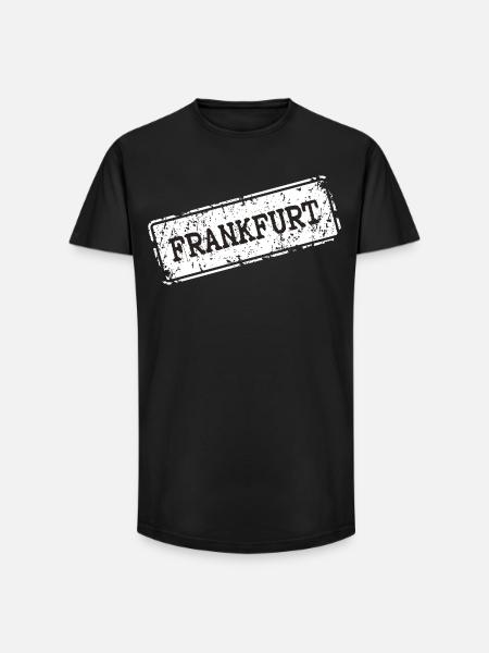 Frankfurt City Logo Design - Long Fit Men's T-Shirt - black