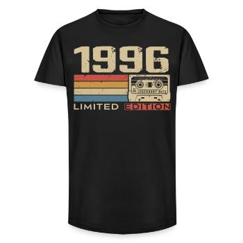 Legends 1996 Vintage 1996 Jubilee 1996 vintage - Long Fit Men's T-Shirt - black - Front - AI Model Male 185 light (185cm)