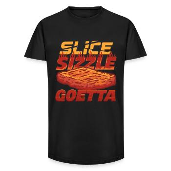 Goetta Sausage - Long Fit Men's T-Shirt - black - Front - AI Model Male 185 light (185cm)