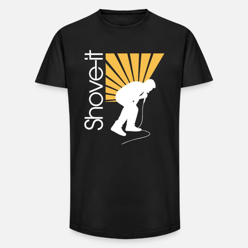SCHIEB ES, SCHIEB ES!! -AFFE - Long Fit Männer T-Shirt - Schwarz