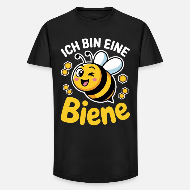Ich Bin Eine Biene Faschingskostüm - Long Fit Männer T-Shirt - Schwarz