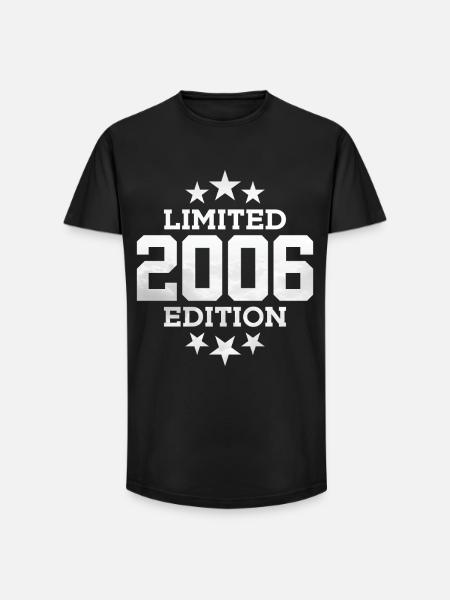ÉDITION LIMITÉE 2006 ANNIVERSAIRE - T-shirt coupe longue homme - noir