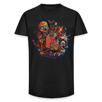 Little Horror Club Special Edition - Long Fit Männer T-Shirt - Schwarz - Vorne - AI Model Male 185 light (185cm)