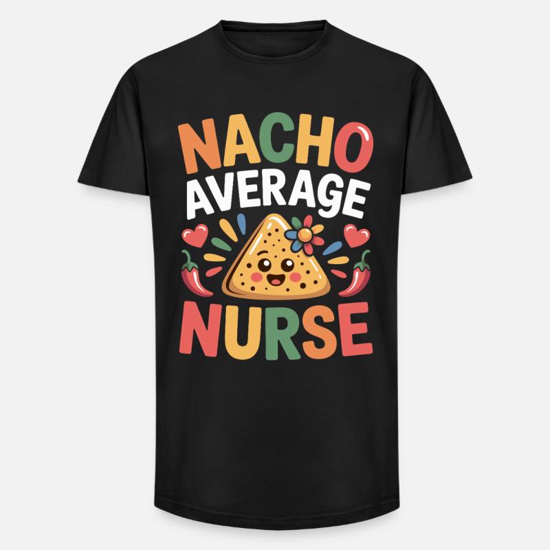Krankenschwester Tortilla Mexiko - Long Fit Männer T-Shirt - Schwarz