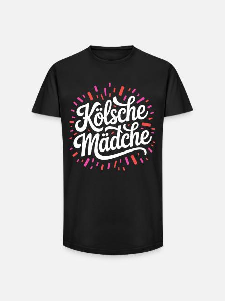 Cologne Filles Carnaval Cologne Filles - T-shirt coupe longue homme - noir