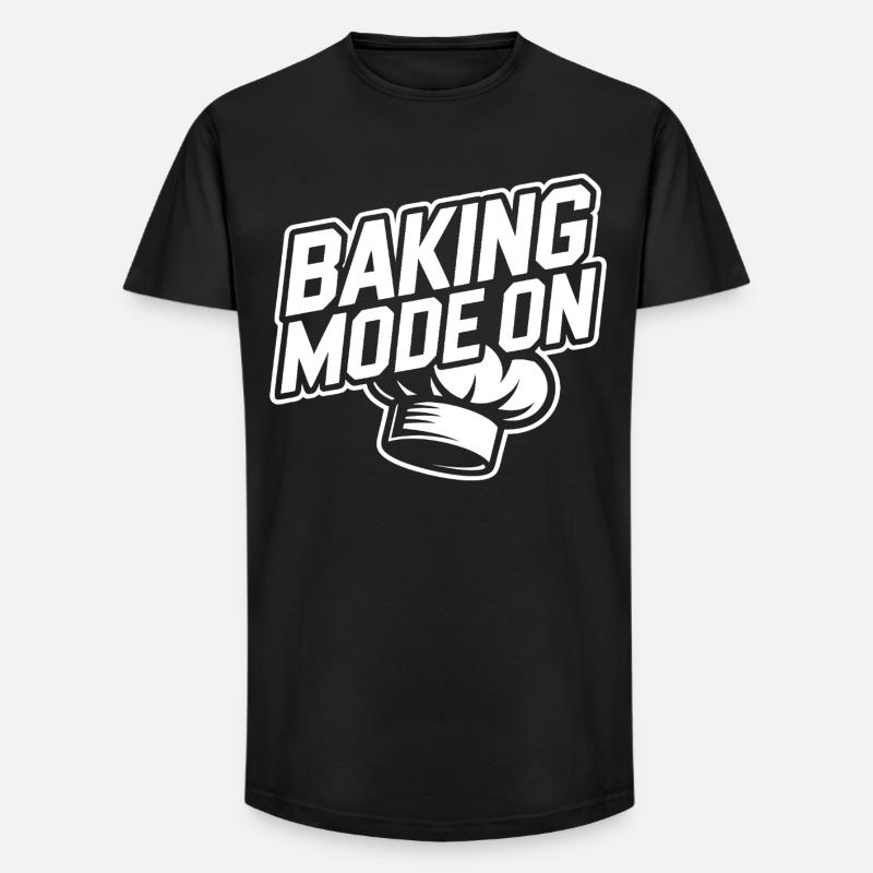 Baking Mode Active – Baker Style - Long Fit Men's T-Shirt - black