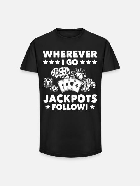 Casino Casino Players - Long Fit Men's T-Shirt - black