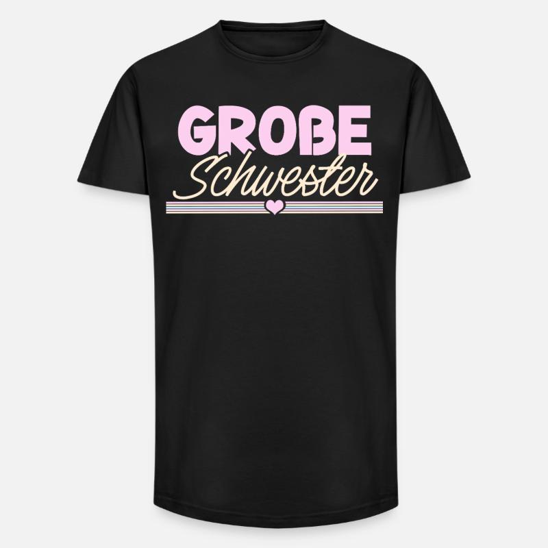 Große Schwester - Long Fit Männer T-Shirt - Schwarz