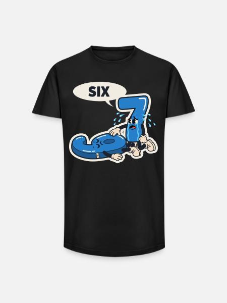 67 Six Seven Meme Christmas Italian meme - Long Fit Men's T-Shirt - black