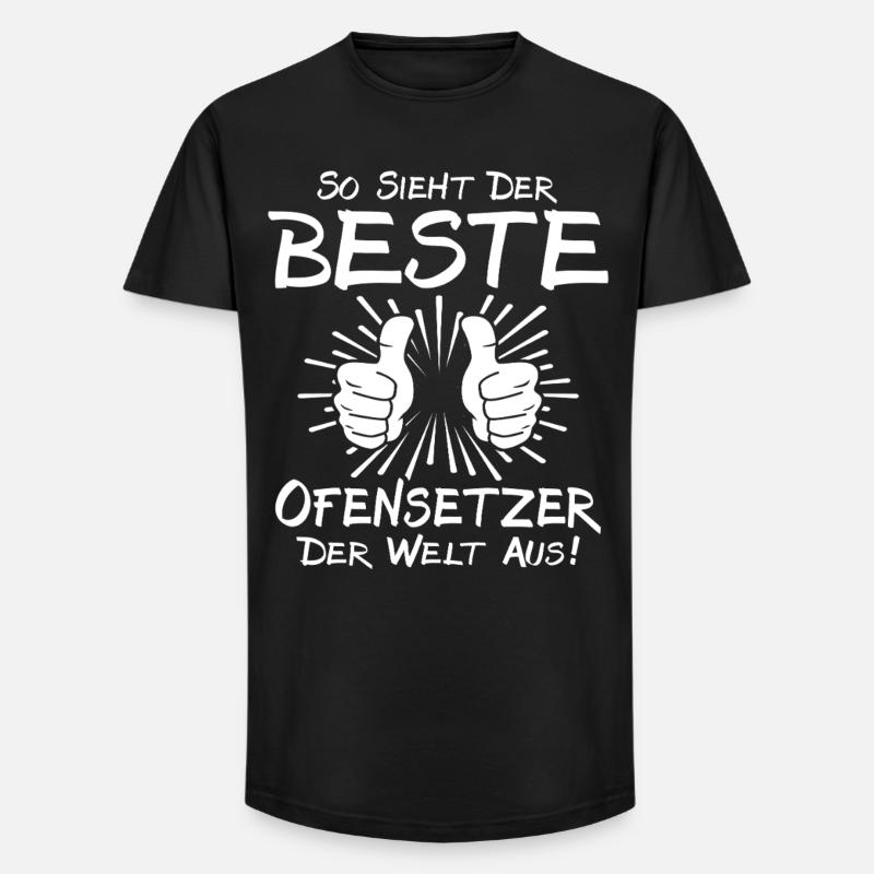 Bester Ofensetzer - Long Fit Männer T-Shirt - Schwarz