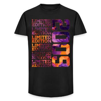 17TH BIRTHDAY LIMITED EDITION 2009 - Long Fit Men's T-Shirt - black - Front - AI Model Male 185 light (185cm)