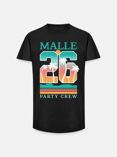 Malle 2026 Mallorca - Long Fit Men's T-Shirt - black