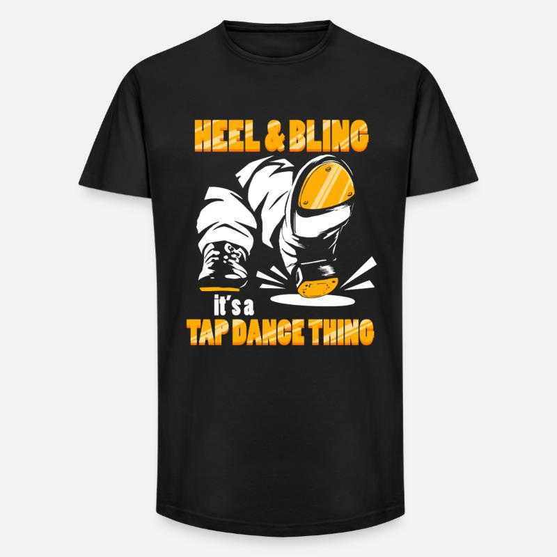 Stepptanz Stepptänzer Stepptänzerin Stepper - Long Fit Männer T-Shirt - Schwarz