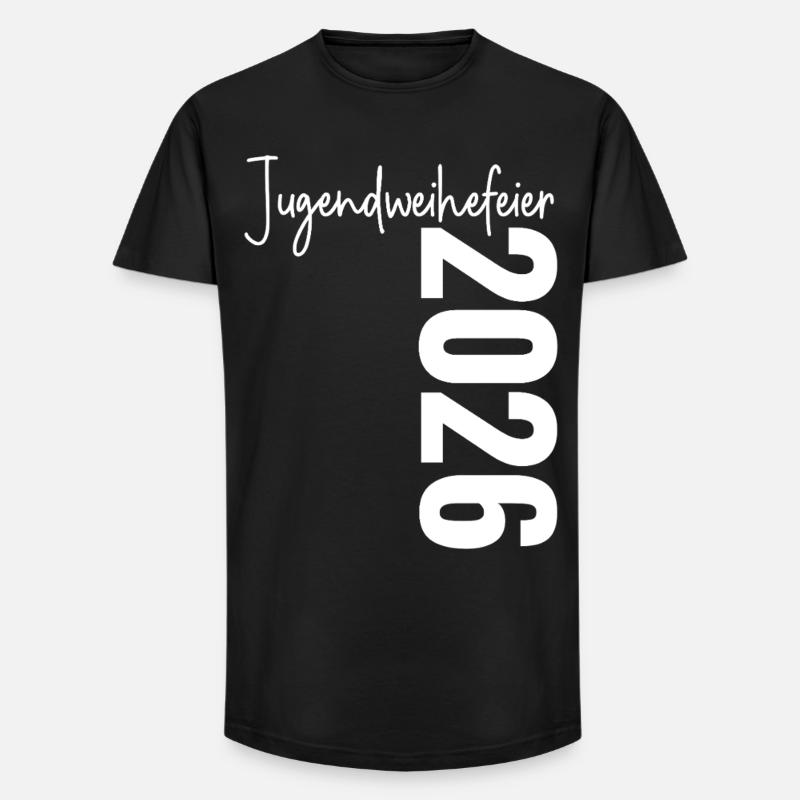 Jugendweihefeier 2026 - Long Fit Männer T-Shirt - Schwarz