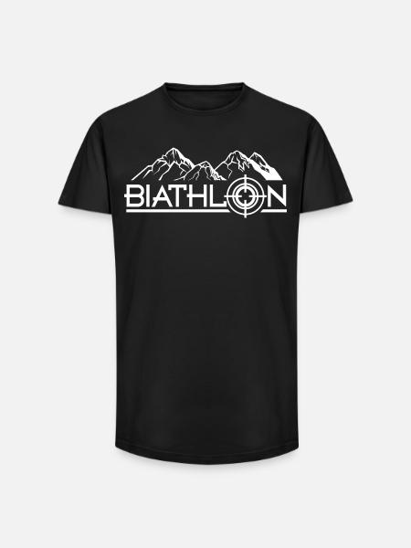 biathlon  - T-shirt coupe longue homme - noir
