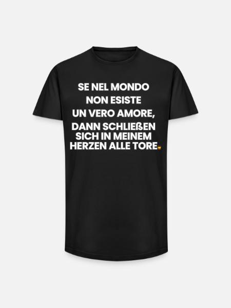 Italian-German-Rhyme 1 (Ver. A) - Long Fit Men's T-Shirt - black