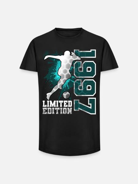1997 Year of birth Birthday - Long Fit Men's T-Shirt - black