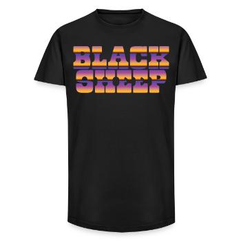 black sheep - Long Fit Men's T-Shirt - black - Front - AI Model Male 185 light (185cm)