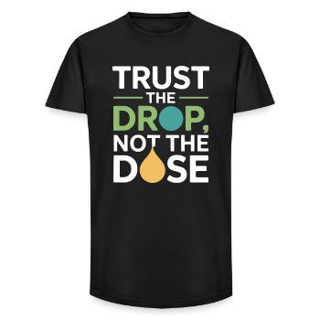Certified Clinical Dilution Specialist Apparel  - Long Fit Men's T-Shirt - black - Front - AI Model Male 185 light (185cm)