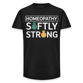 Certified Clinical Micro-Dose Specialist Gear  - Long Fit Men's T-Shirt - black - Front - AI Model Male 185 light (185cm)