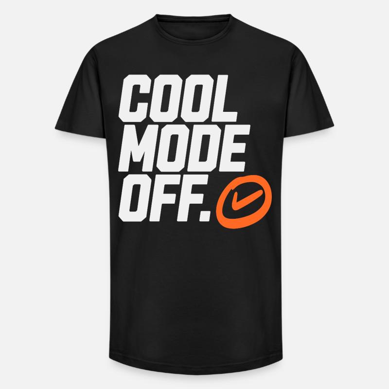 Coolmodus Aus Logo - Long Fit Männer T-Shirt - Schwarz