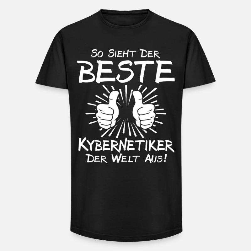 Bester Kybernetiker - Long Fit Männer T-Shirt - Schwarz