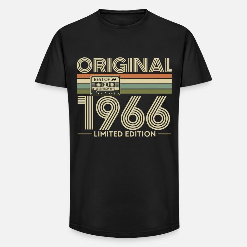 Originale limitierte Edition von 1966 - Long Fit Männer T-Shirt - Schwarz