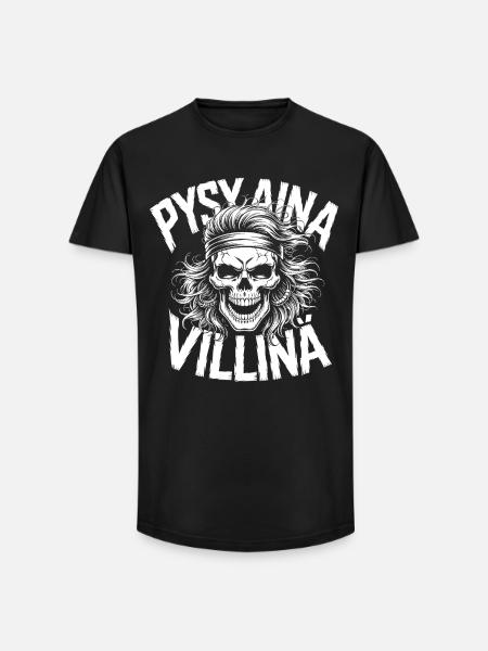 Wild Skull Design - Long Fit Men's T-Shirt - black