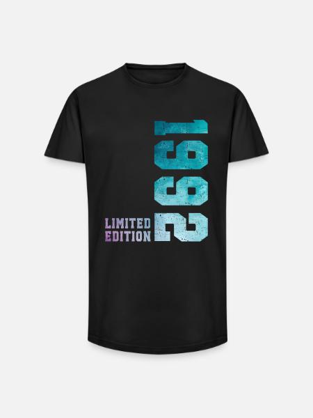 1992 Limited Edition 34 Years Anniversary - Long Fit Men's T-Shirt - black